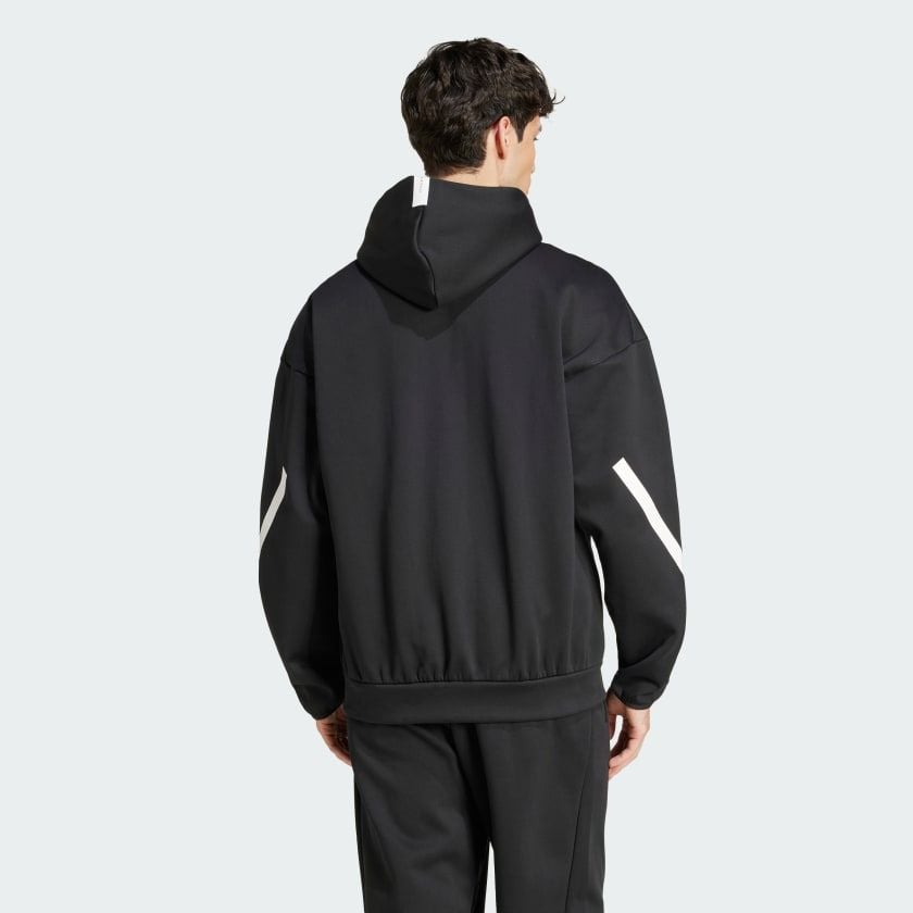 Áo Khoác Nam Track Jacket Có Mũ Khóa Kéo Dọc Thân Z.N.E.