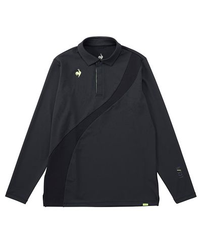  Áo Polo dài tay le coq golf Nam - QGMWJB21V-BK00 