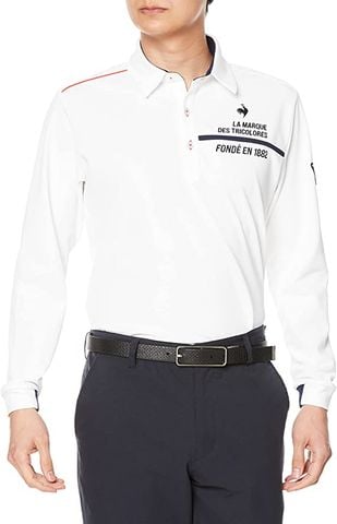  Áo dài tay le coq golf Nam - QGMVJB00-WH00 
