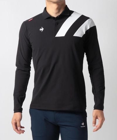  Áo Polo dài tay le coq golf Nam - QGMUJB20-BK00 