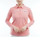 Áo Polo dài tay le coq golf Nữ - QGWUJB03-PK00