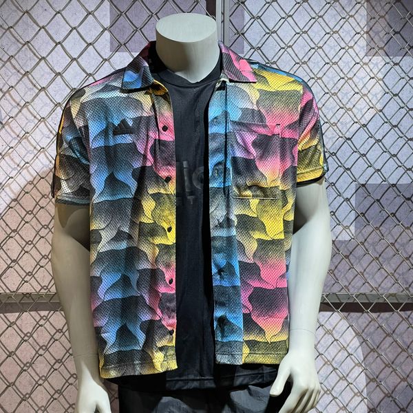  BỘ ĐỒ XUÂN HÈ NAM SƠ MI TIRO ALLOVER PRINT MESH RESORT 