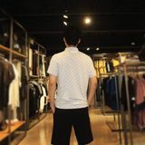 ÁO SƠ MI POLO GOLF NAM HỌA TIẾT NGẮN TAY AEROREADY