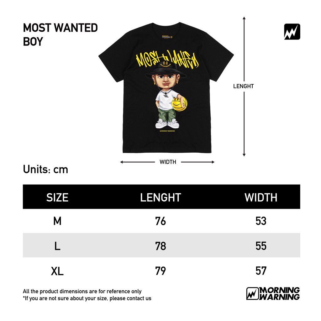  Most Wanted Trolley Tee - Black 