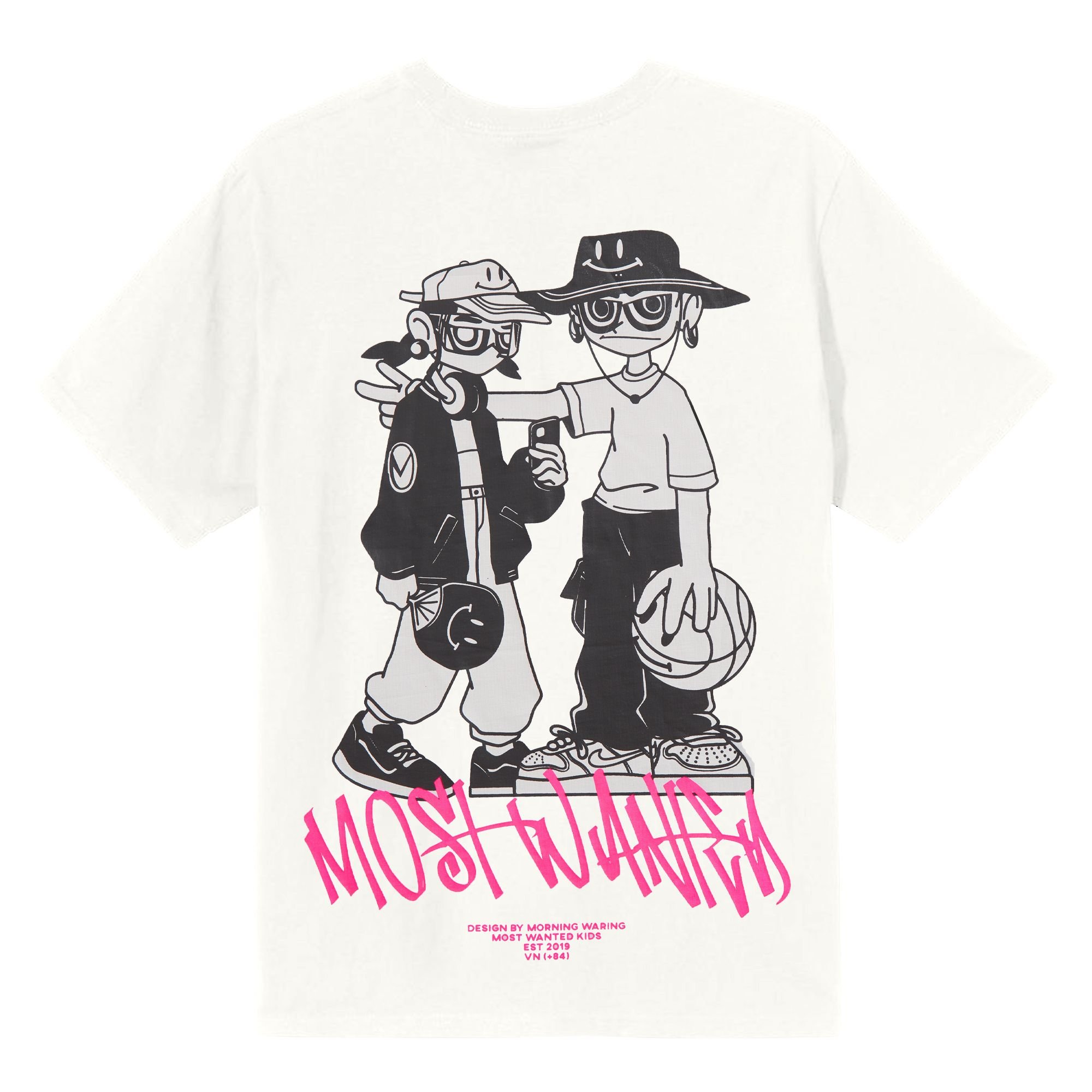  Most Wanted Kids Tee - White 