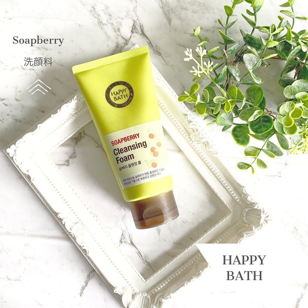 Sữa Rửa Mặt Ngăn Ngừa Mụn Happy Bath Soapberry Cleansing Foam 150g Mỹ