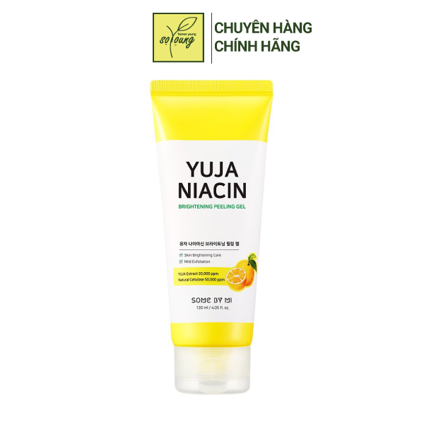 Gel Tẩy Da Chết Làm Sáng Da SOME BY MI Yuja Niacin Brightening Peeling Gel 120ml