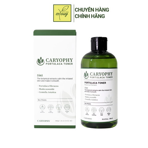  Nước Hoa Hồng Cân Bằng Làm Dịu Da Caryophy Portulaca Toner 300ml 