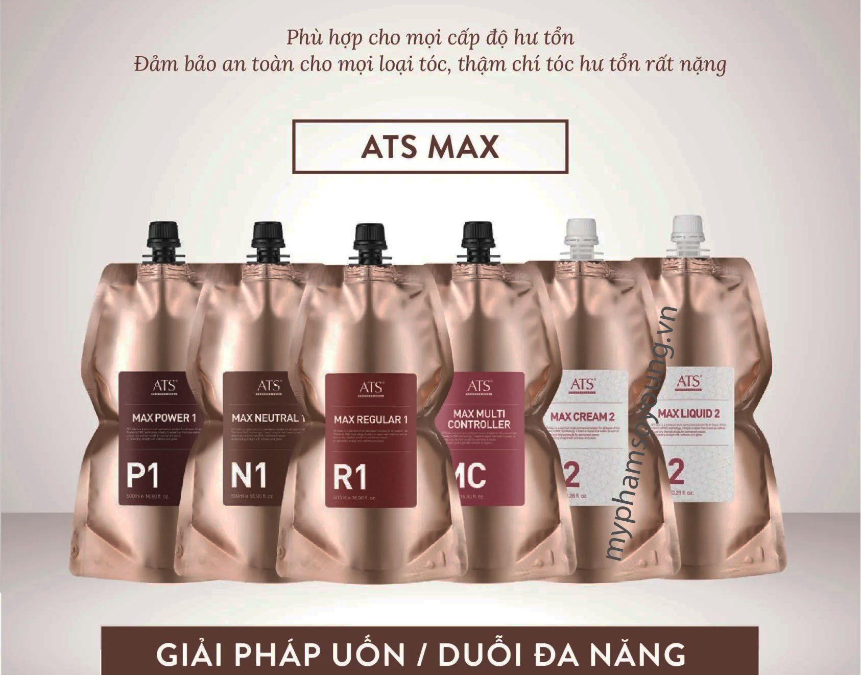 Uốn Nóng Duỗi Nóng Hàn Quốc ATS Max 500ml