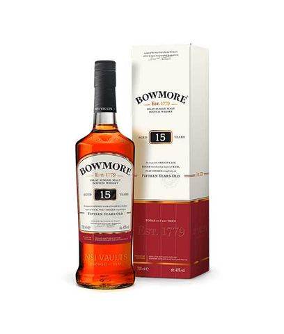 Bowmore 15YO Islay SMSW 43% 6*70cl