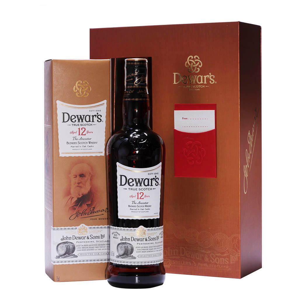 Dewar's Blended Scotch Whisky Aged 12 Years 75cl (HQ) KIMDE