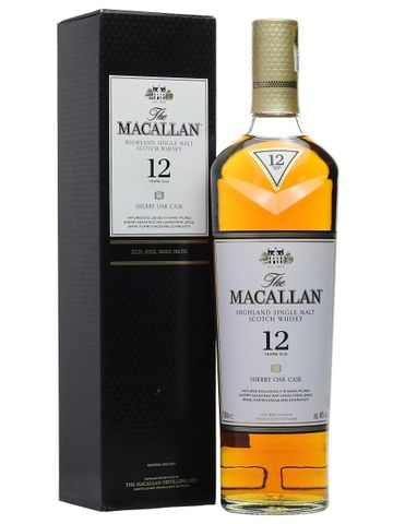 Macallan 12YO Sherry Oak Cask Highland SMSW 40% 12*70cl