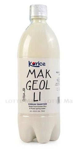 Rượu gạo Korice Makgeolli 6% 20*75cl
