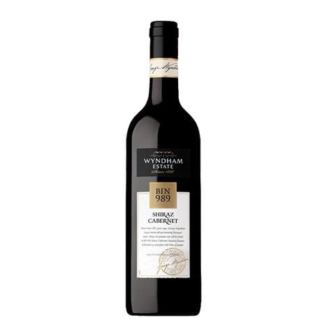 Bin 989 George Wyndham Shiraz Cab 14% 6*75cl