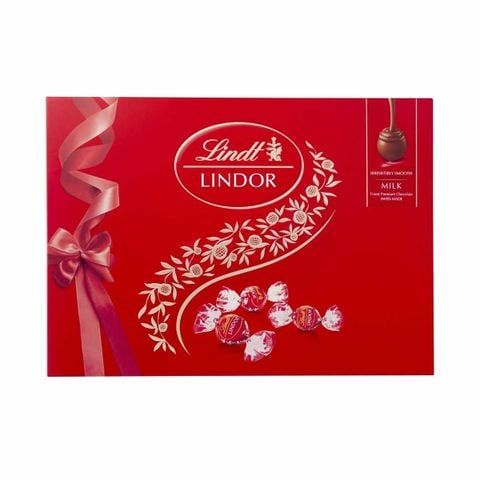  Sô-cô-la Lindt Lindor Milk hộp 168 g - GIAO HÀNG TOÀN QUỐC 