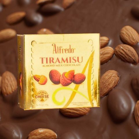  Sô cô la sữa hạnh nhân Alfredo tiramisu cheese 65 g - GIAO HÀNG TOÀN QUỐC 