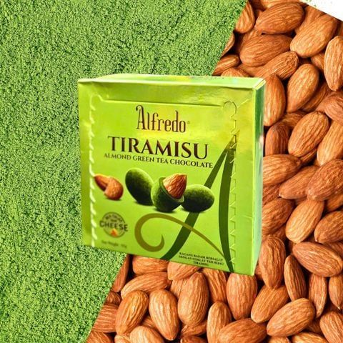  Sô cô la trà xanh hạnh nhân Alfredo tiramisu cheese 65 g - GIAO HÀNG TOÀN QUỐC 