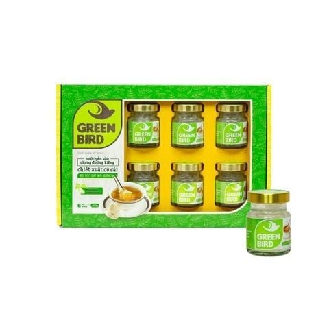 Nước yến sào chưng đường kiêng củ cải Green Bird 6*72 g (I0015130) - GIAO HÀNG TOÀN QUỐC 