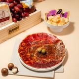  White Wine & Charcuterie Delights Set / Khay Thịt Nguội và Rượu Vang Trắng Cao Cấp 