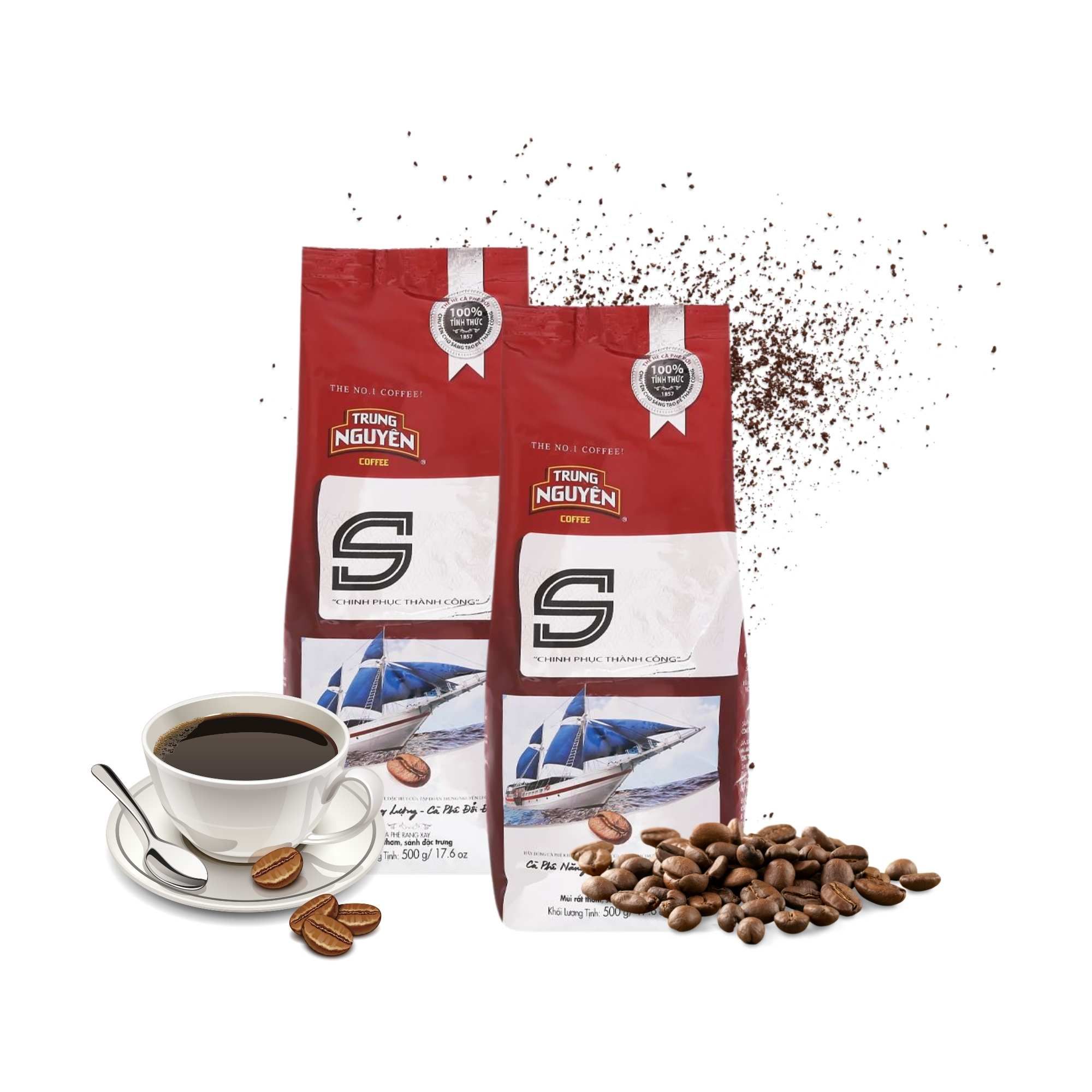  Cà phê S Trung Nguyên Chinh Phục 500 g - GIAO HÀNG TOÀN QUỐC 