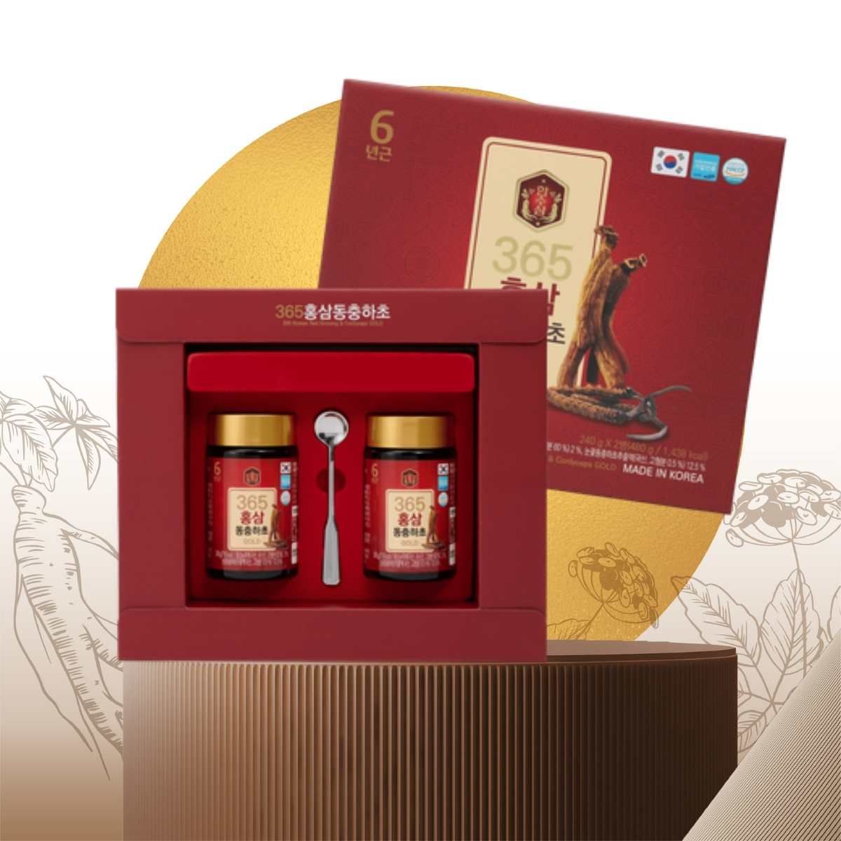  Cao hồng sâm đông trùng 365 240g - GIAO NỘI THÀNH TPHCM 
