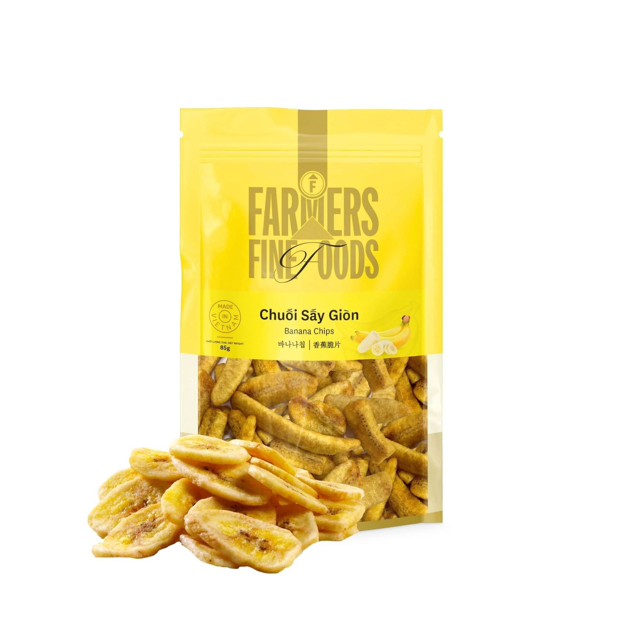  Chuối sấy giòn Farmers Fine Foods 85 g - GIAO HÀNG TOÀN QUỐC 