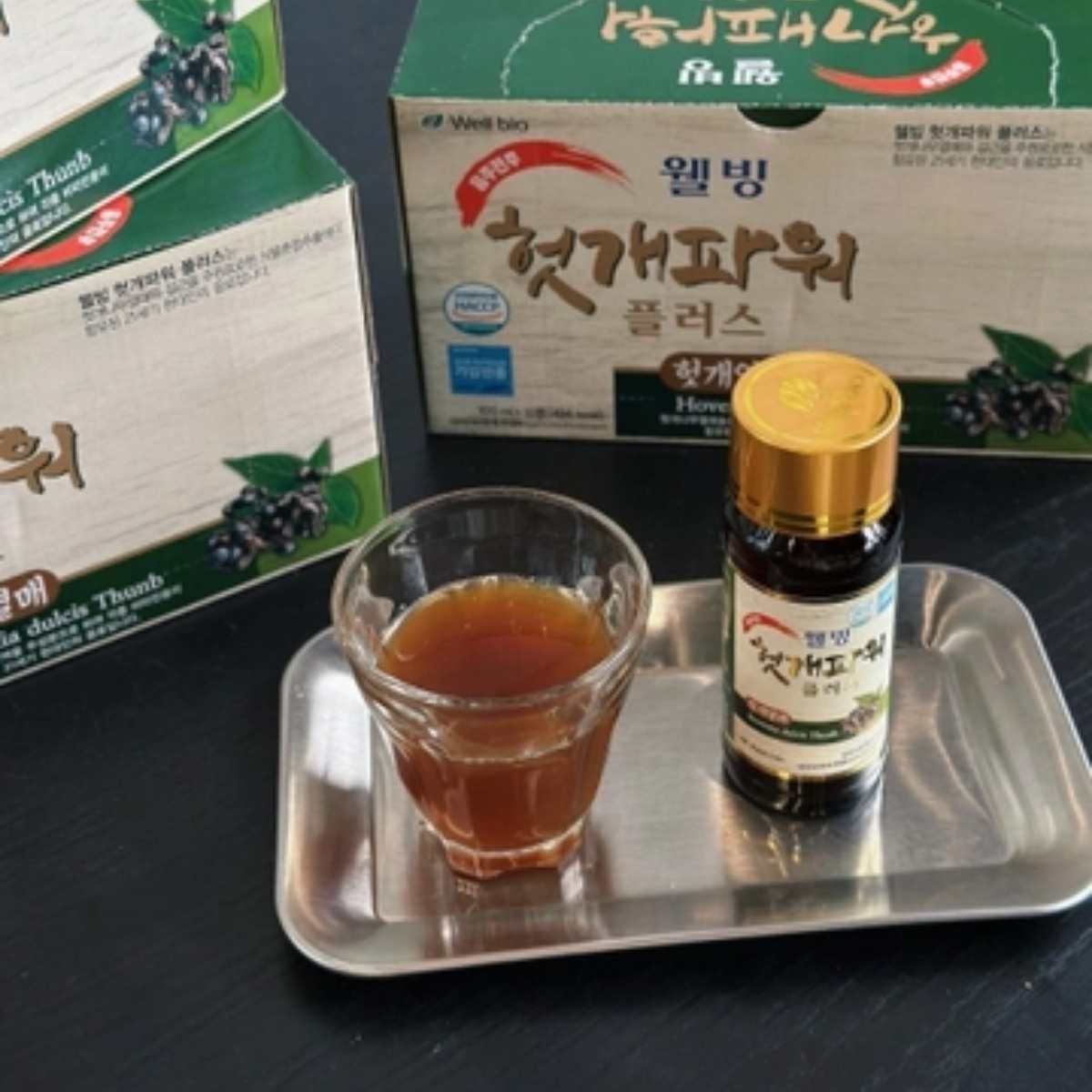  Nước uống Hovenia Dulcis Thunb Wellbio giải Rượu, bổ Gan hộp 1000 ml (10 chai x 100 ml) - GIAO NỘI THÀNH TPHCM 
