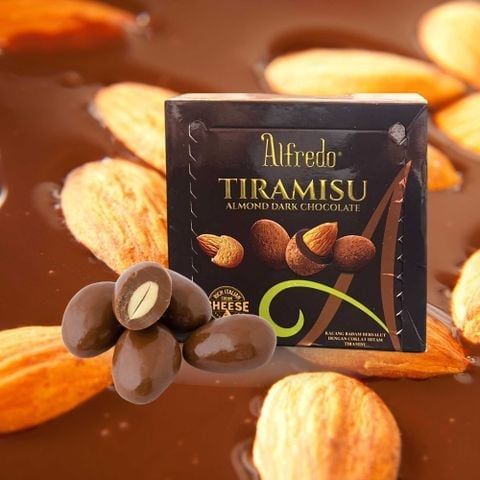 Sô cô la đen hạnh nhân Alfredo tiramisu cheese 65G - GIAO HÀNG TOÀN QUỐC 