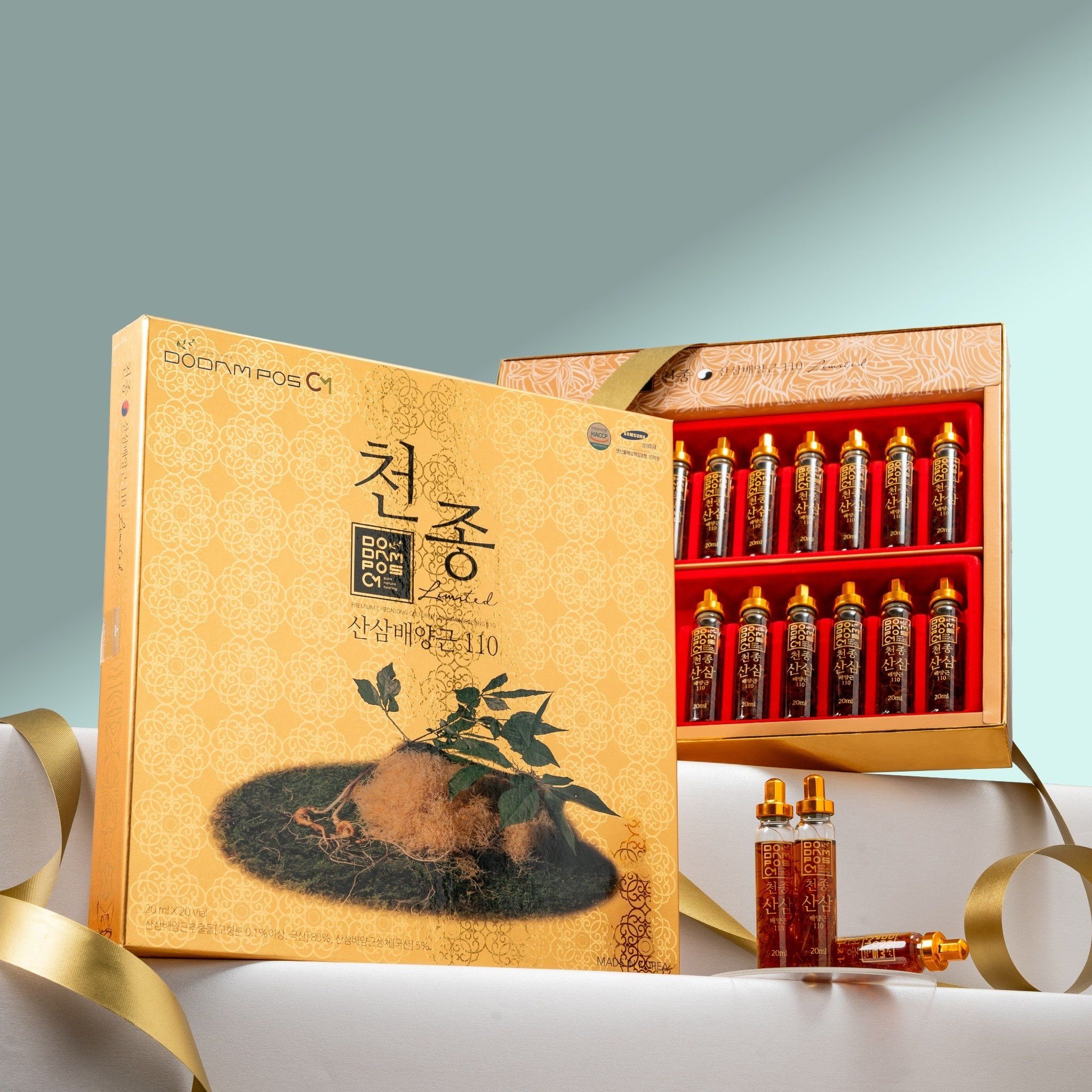  Nước uống Sâm Núi 110 năm tuổi Dodampos CM hộp 400 ml (20 chai x 20 ml) - GIAO NỘI THÀNH TPHCM 