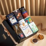  Hộp Quà Rượu Sake và Hạt Sấy Tone Đen Tinh Tế - GIAO HÀNG TOÀN QUỐC 