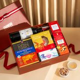  Hộp Quà Rượu Vang Đỏ và Tổ Yến Tone Nâu Tinh Tế - GIAO HÀNG TOÀN QUỐC 