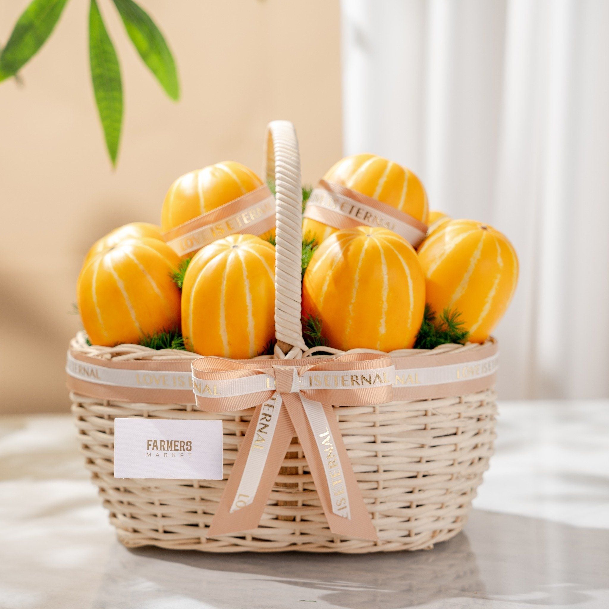  Giỏ Quà Dưa Lê Hoàng Kim Hàn Quốc Thanh Lịch - GIAO NỘI THÀNH TPHCM 