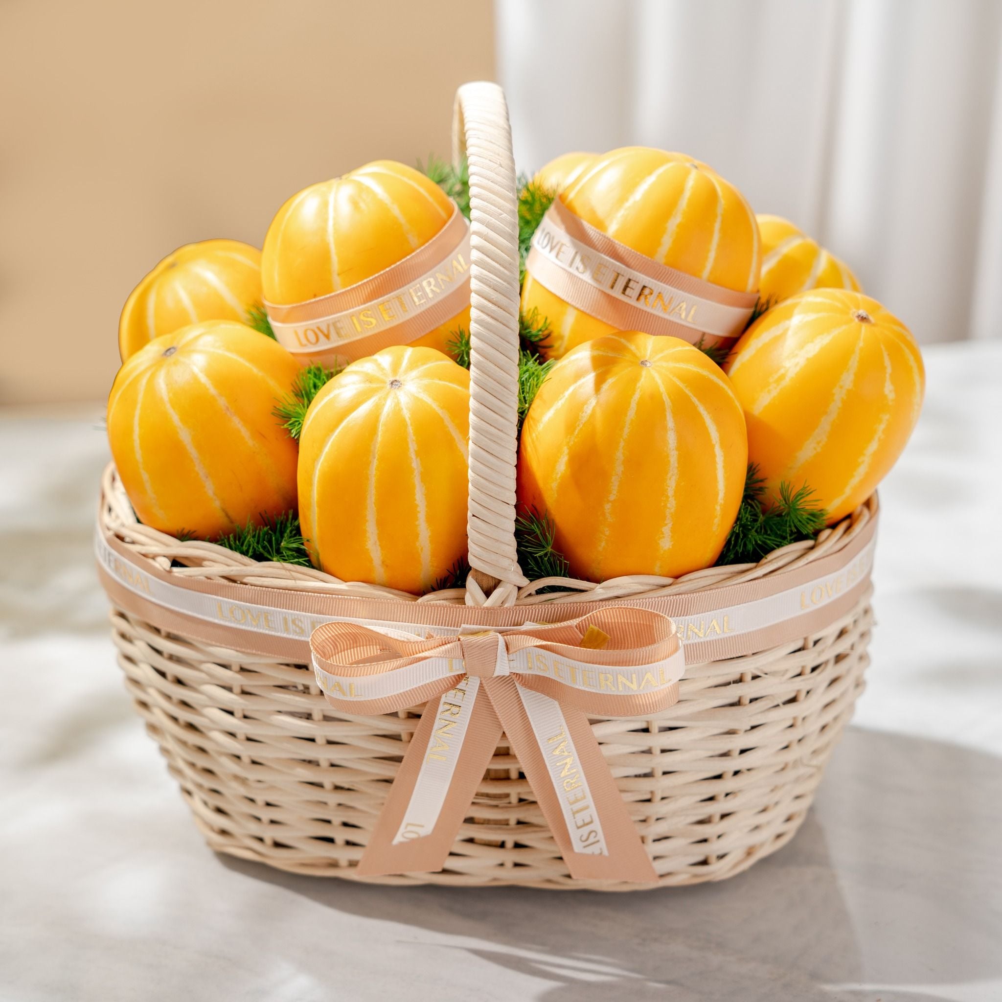  Giỏ Quà Dưa Lê Hoàng Kim Hàn Quốc Thanh Lịch - GIAO NỘI THÀNH TPHCM 