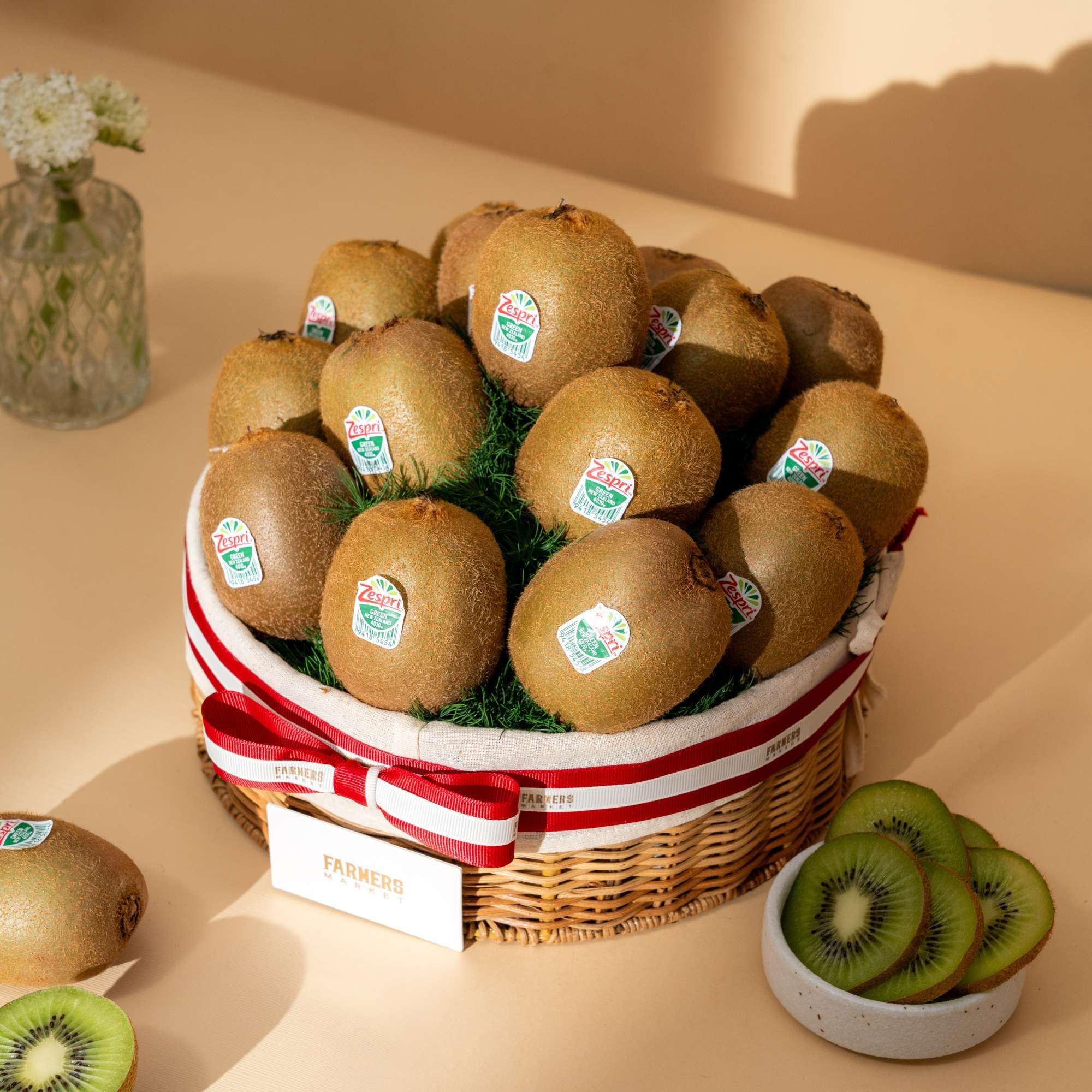  Giỏ Quà Kiwi Xanh Tinh Tế - GIAO NỘI THÀNH TPHCM 