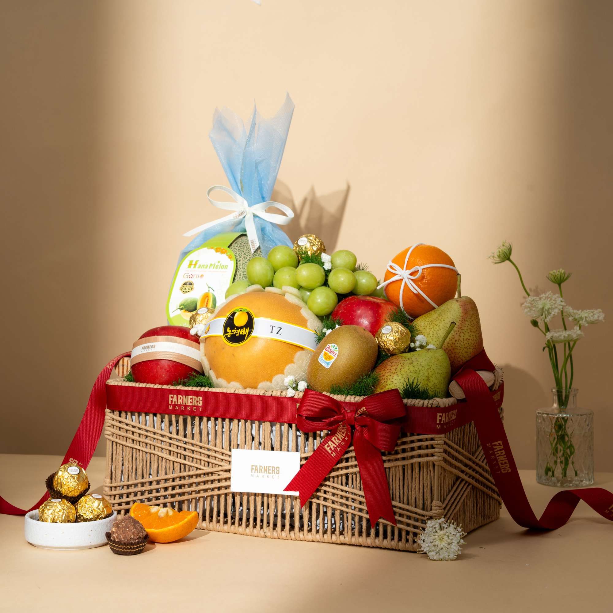  Giỏ Quà Trái Cây Tươi Tiêu Chuẩn - GIAO HÀNG NỘI THÀNH HCM 