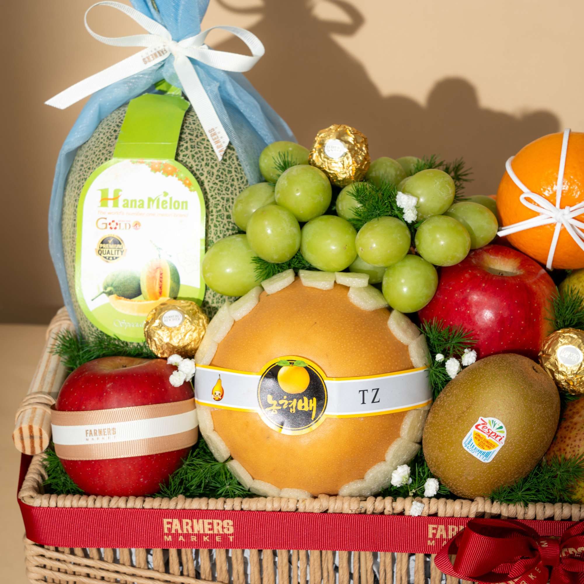  Giỏ Quà Trái Cây Tươi Tiêu Chuẩn - GIAO HÀNG NỘI THÀNH HCM 