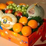  Giỏ Quà Trái Cây Tươi Tone Cam Tiêu Chuẩn - GIAO HÀNG NỘI THÀNH HCM 