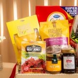  Giỏ Quà Ăn Vặt Tone Kem Tiêu Chuẩn - GIAO NỘI THÀNH HCM 