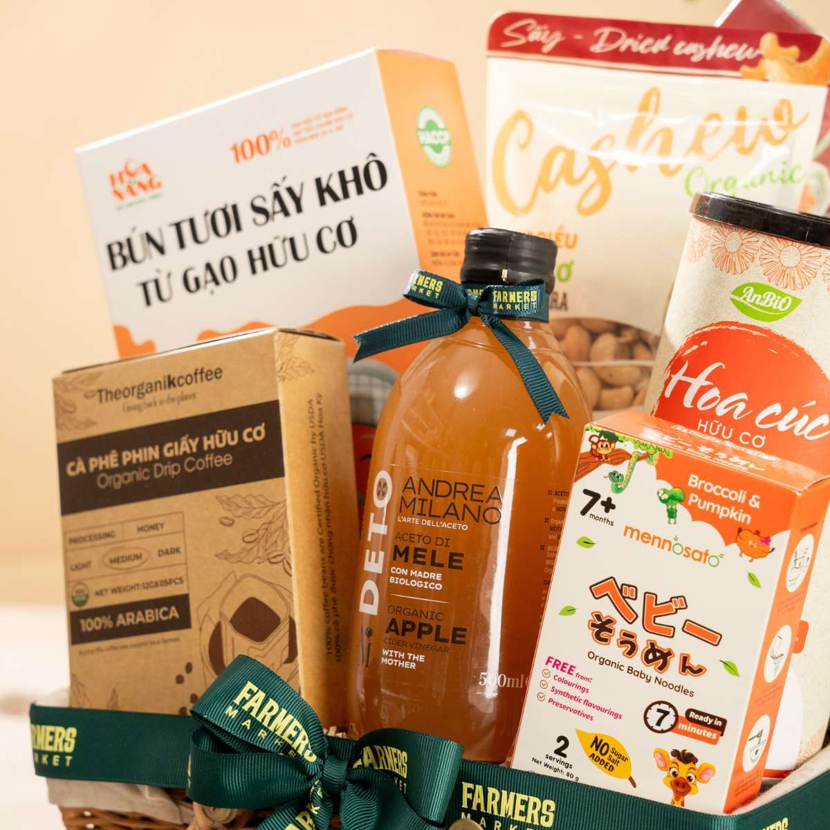  Giỏ Quà Hữu Cơ Tiêu Chuẩn - GIAO NỘI THÀNH HCM 