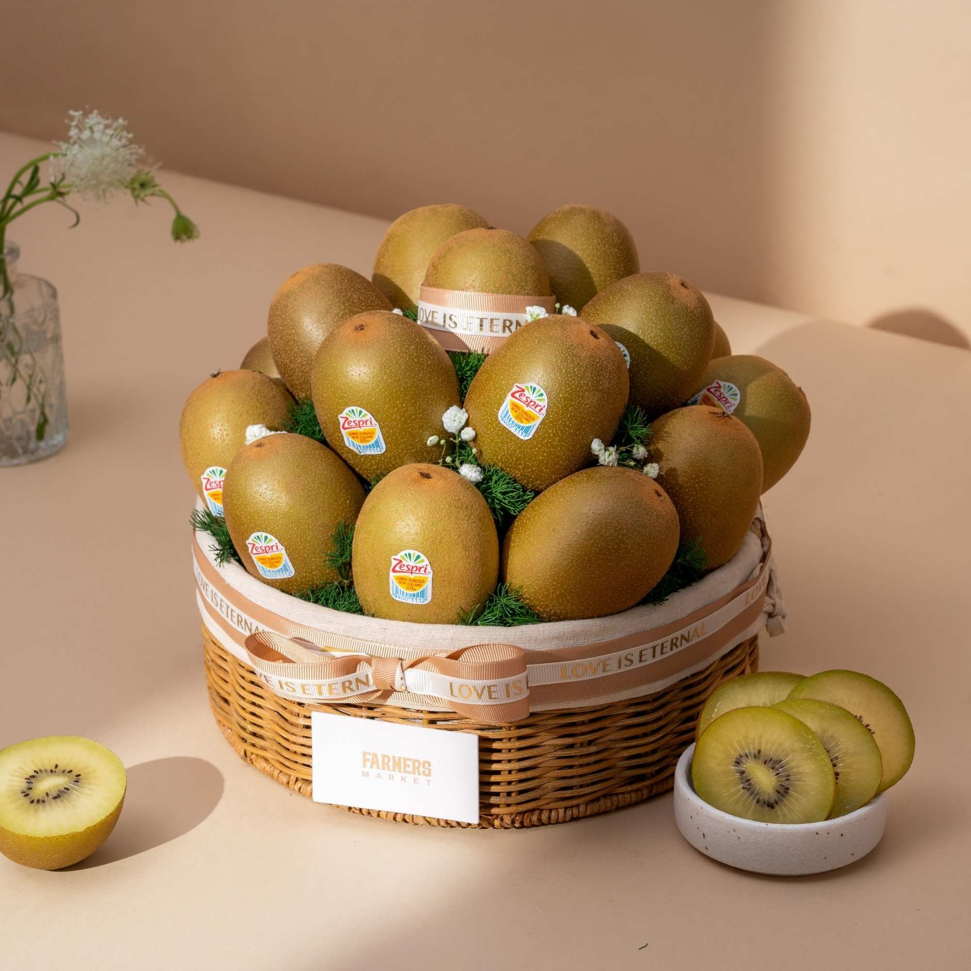  Giỏ quà Kiwi vàng thanh lịch - GIAO NỘI THÀNH TPHCM 