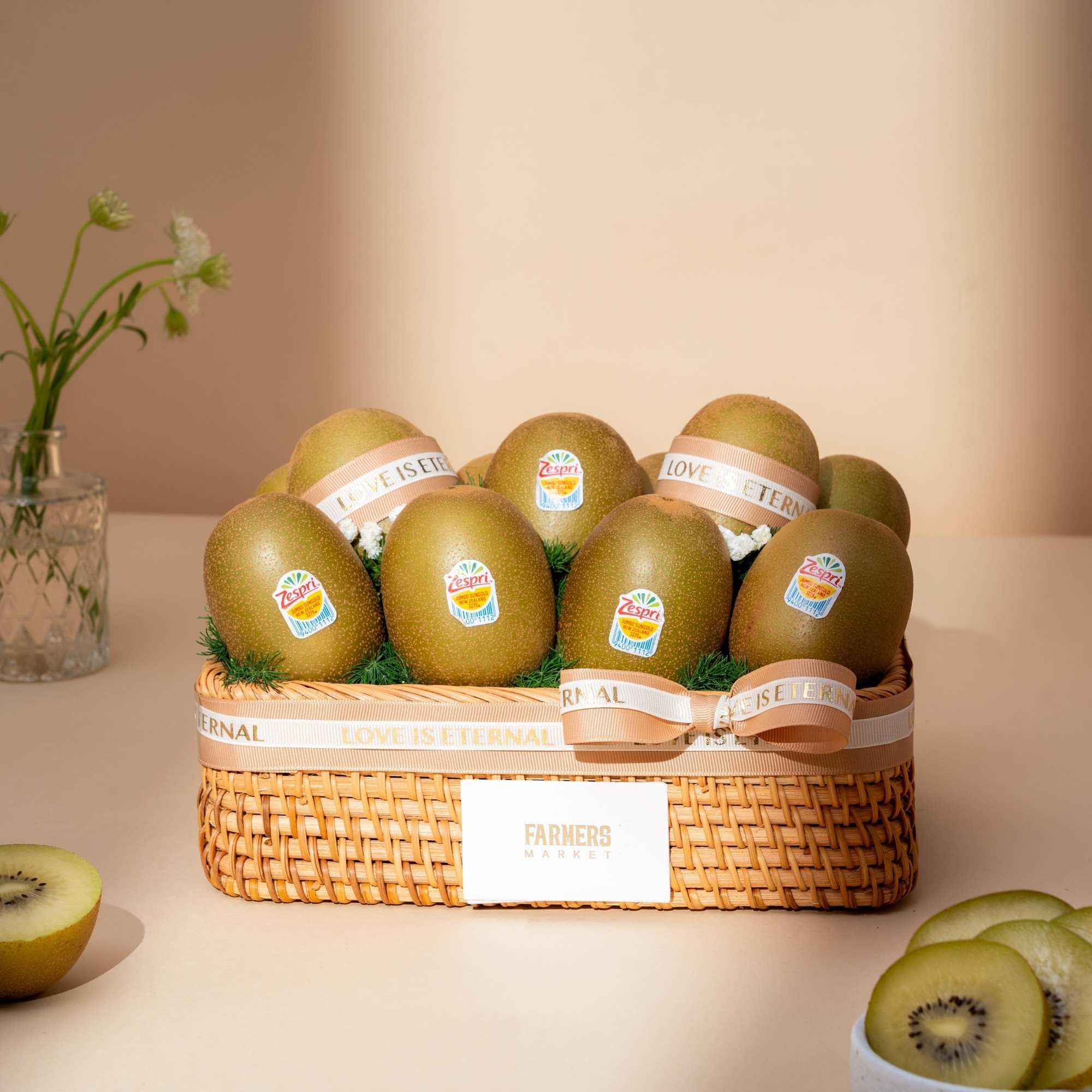  Giỏ quà Kiwi vàng tinh tế - GIAO NỘI THÀNH TPHCM 