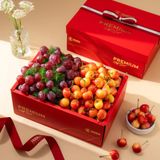  Hộp Quà Cherry Vàng và Nho Đỏ Tone Đỏ Tinh Tế - GIAO HÀNG NỘI THÀNH HCM 