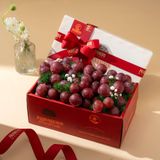  Hộp Quà Nho Đỏ Tone Đỏ Cơ Bản - GIAO HÀNG NỘI THÀNH HCM 