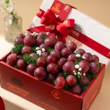  Hộp Quà Nho Đỏ Tone Đỏ Cơ Bản - GIAO HÀNG NỘI THÀNH HCM 
