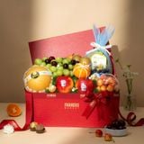  Hộp Quà Trái Cây Tươi Tone Đỏ Sang Trọng - GIAO HÀNG NỘI THÀNH HCM 