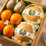  Hộp Quà Trái Cây Tươi Tone Hồng Cơ Bản - GIAO HÀNG NỘI THÀNH HCM 