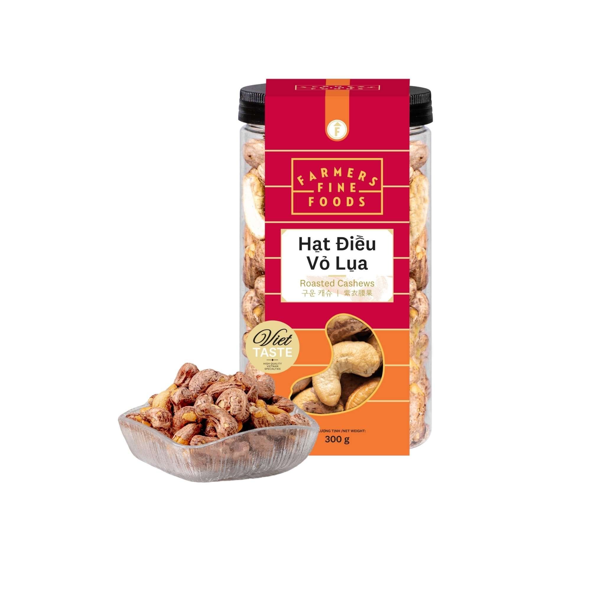  Hạt điều vỏ lụa Farmers Fine Foods 300 g - GIAO HÀNG TOÀN QUỐC 