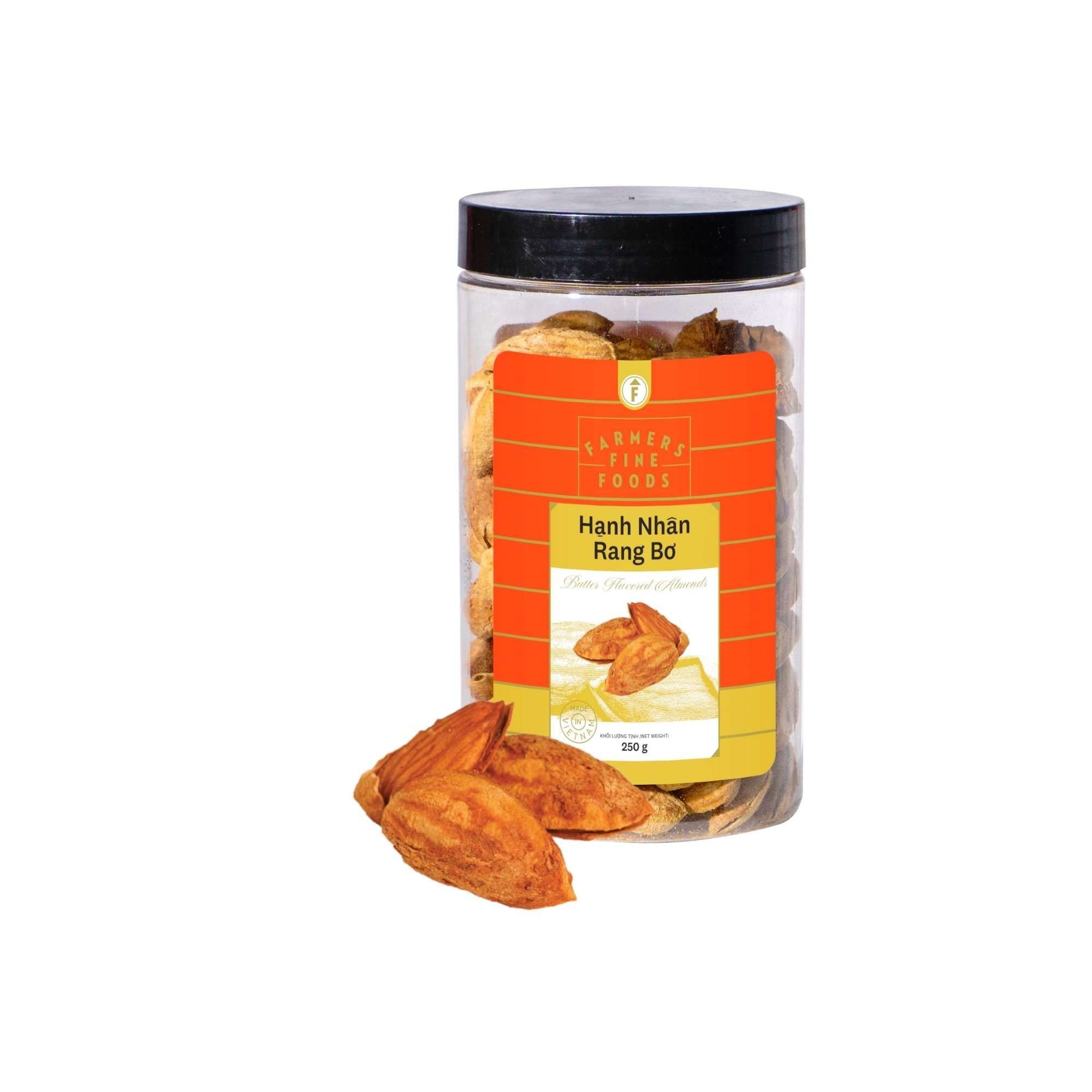  Hạt hạnh nhân rang bơ Farmers Fine Foods 250 g  - GIAO HÀNG TOÀN QUỐC 