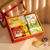  Hộp Quà Bánh Kẹo Và Hạt Tone Đỏ Cơ Bản - GIAO NỘI THÀNH HCM 
