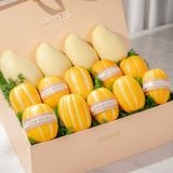  Hộp Quà Dưa Lê Hàn Quốc Và Xoài Cát Chu Tone Kem Thanh Lịch - GIAO NỘI THÀNH TPHCM 